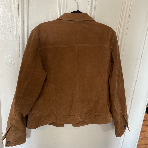 BROWN GENUINE LEATHER B-U-M SHACKET - Picture 2 of 2